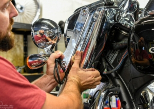 Photographe entreprise: Concession Indian Motorcycle - Atelier de réparation - La Garde - Toulon